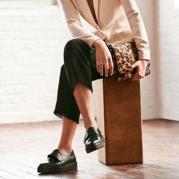 Vince leather Platform Pointed Loafer - Picture 6 of 12